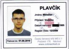 Kurz "plavčík" - průkaz