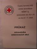 Zdravotník zotavovacích akcí - průkaz